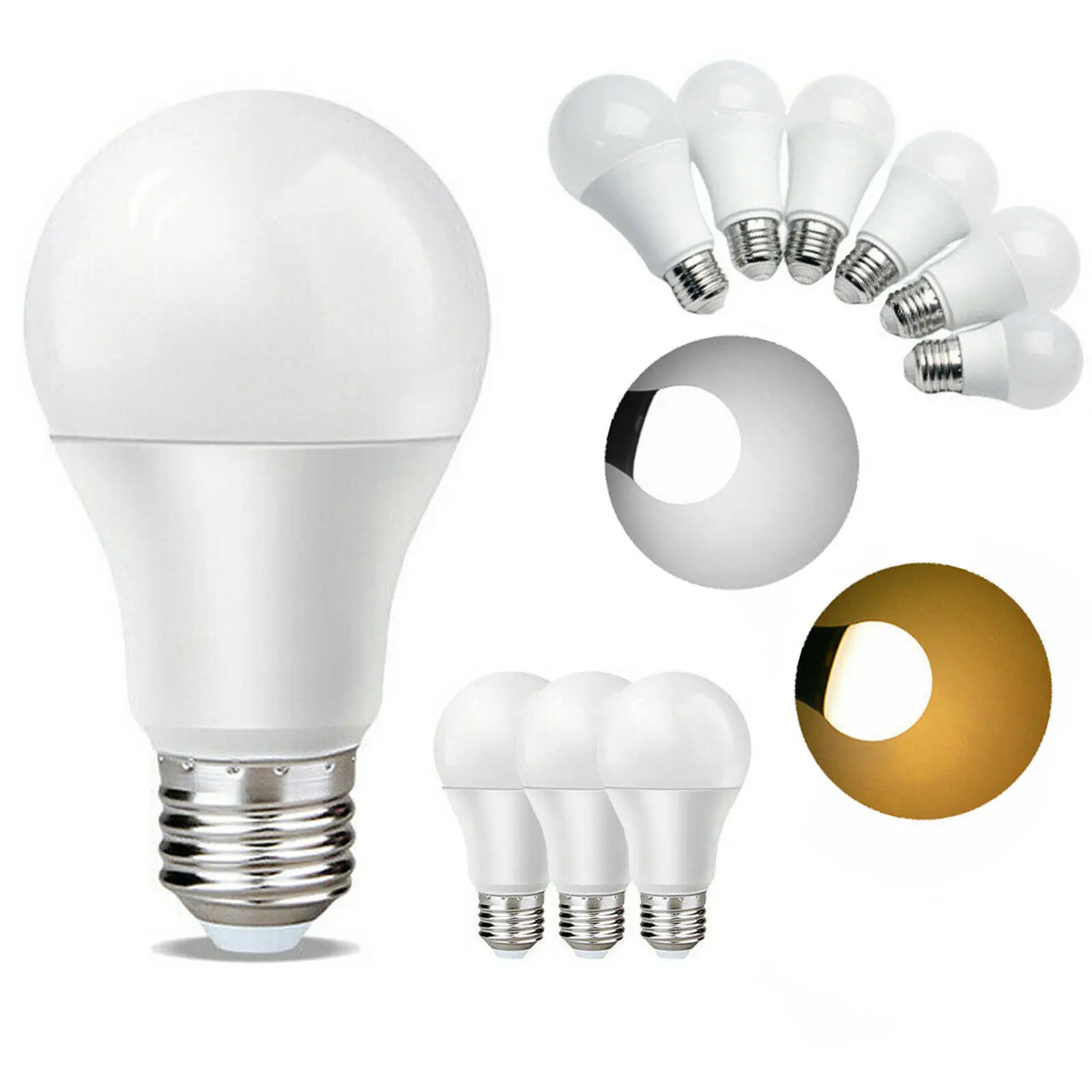 

Super Bright 220V E27 Screw Base Cool Warm White 3W 5W 7W 9W 12W 15W 18W 20W LED Globe Light Bulbs for Home Office Bedroom