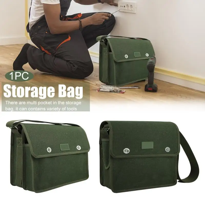 Canvas Double Layer Storage Bag Carrying Multifunctional Electrician Tool Portable Wear Resistant Thickened Multi Pockets
Canvas Double Layer Storage Bag Carrying Multifunctional Electrician Tool Portable Wear Resistant Thickened Multi Pockets