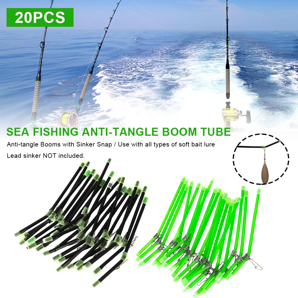 20pcs Sea Fishing Anti-Tangle Boom Tube Balance Connector with Sinker Snaps Saltwater Fishing Tackle Accessories
20pcs Sea Fishing Anti-Tangle Boom Tube Balance Connector with Sinker Snaps Saltwater Fishing Tackle Accessories