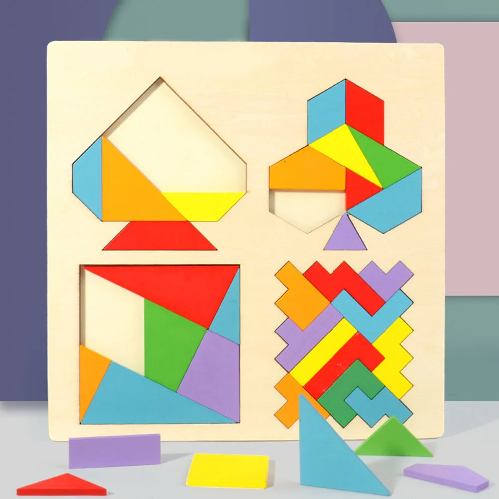 4 in 1 Wooden Puzzle Creative Geometric Color Jigsaw Wisdom Development Learning Toys Children Educational Toys Kids Gift
4 in 1 Wooden Puzzle Creative Geometric Color Jigsaw Wisdom Development Learning Toys Children Educational Toys Kids Gift