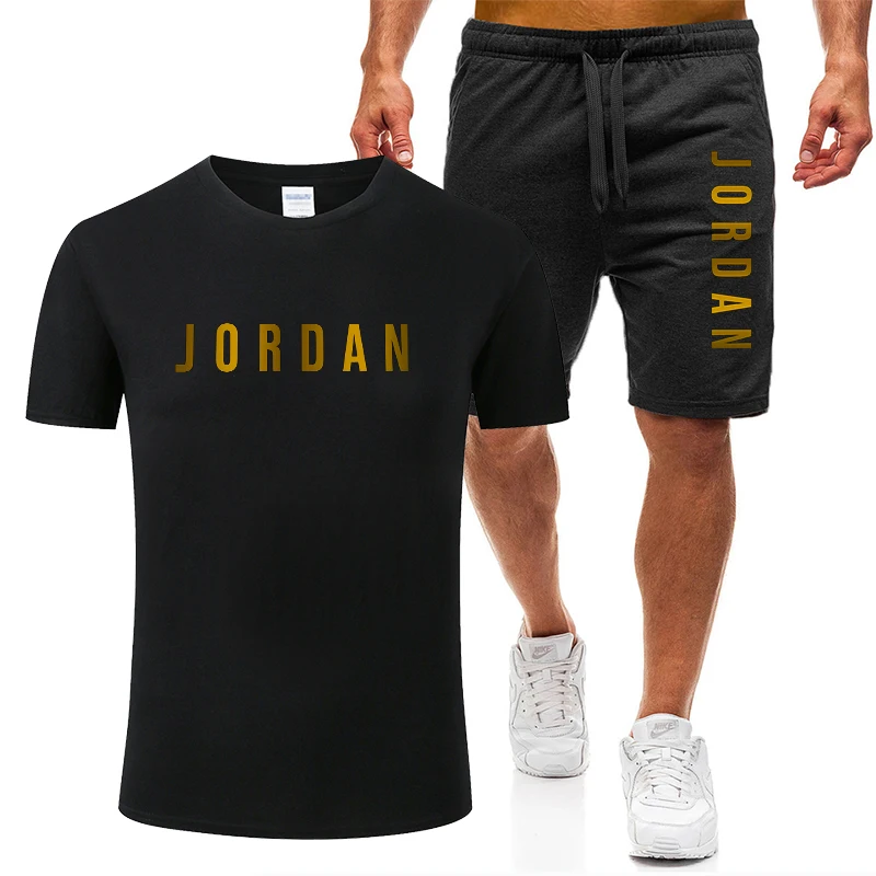 2021Summer Men's T-shirt Set 2-piece Men's Sportswear Suit Basketball Sports Fitness Jordan-23 Printed Short Sleeve + Men's Suit
2021Summer Men's T-shirt Set 2-piece Men's Sportswear Suit Basketball Sports Fitness Jordan-23 Printed Short Sleeve + Men's Suit