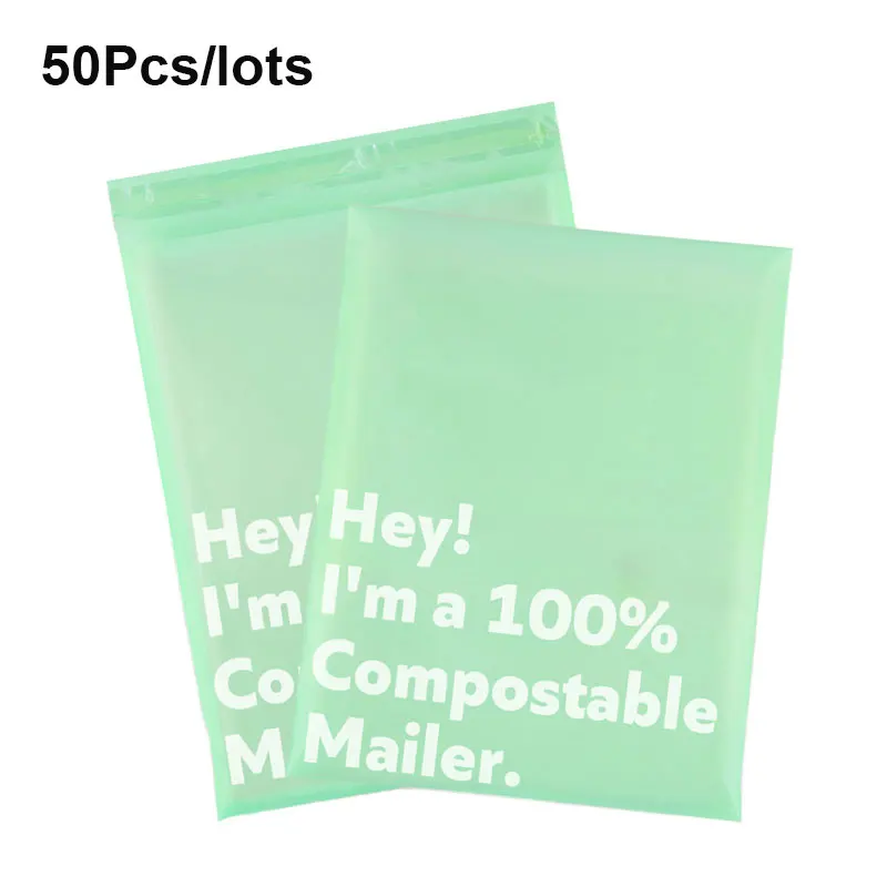 50Pcs Thinken 100% D2W Biodegradable Mailing Bag Plant Starch Clothing Express Postal Pouch ECO Degradable Courier Storage Bags
50Pcs Thinken 100% D2W Biodegradable Mailing Bag Plant Starch Clothing Express Postal Pouch ECO Degradable Courier Storage Bags