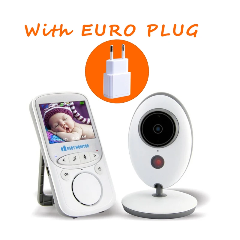 

Intercom IR Audio Video Nanny Camera Temperature Monitoring babysitter VB605 baby phone Baby Monitor with Camera Wireless Music