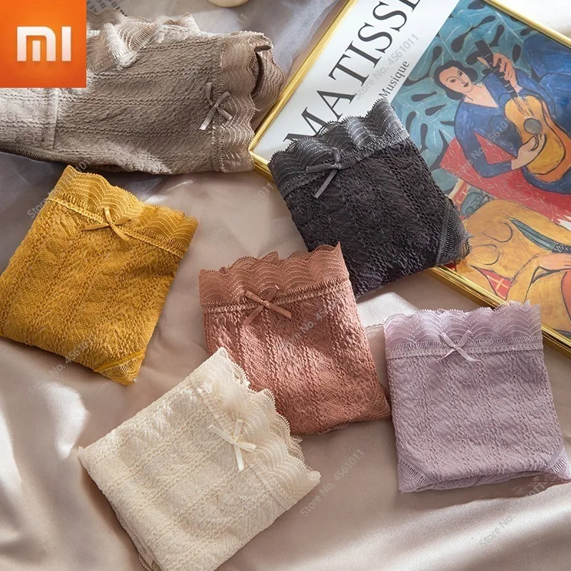Женское нижнее белье Xiaomi 3 шт., женские антибактериальные Трусы из модала, дышащие сексуальные бесшовные трусы со средней талией для девушек...
Женское нижнее белье Xiaomi 3 шт., женские антибактериальные Трусы из модала, дышащие сексуальные бесшовные трусы со средней талией для девушек...