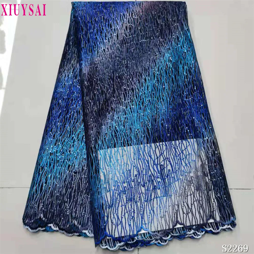 Blue African Tulle Lace Fabric High Quality 2021 Sequins French Lace Fabric Nigerian Lace Fabric For Wedding Dress 5 Yards
Blue African Tulle Lace Fabric High Quality 2021 Sequins French Lace Fabric Nigerian Lace Fabric For Wedding Dress 5 Yards
