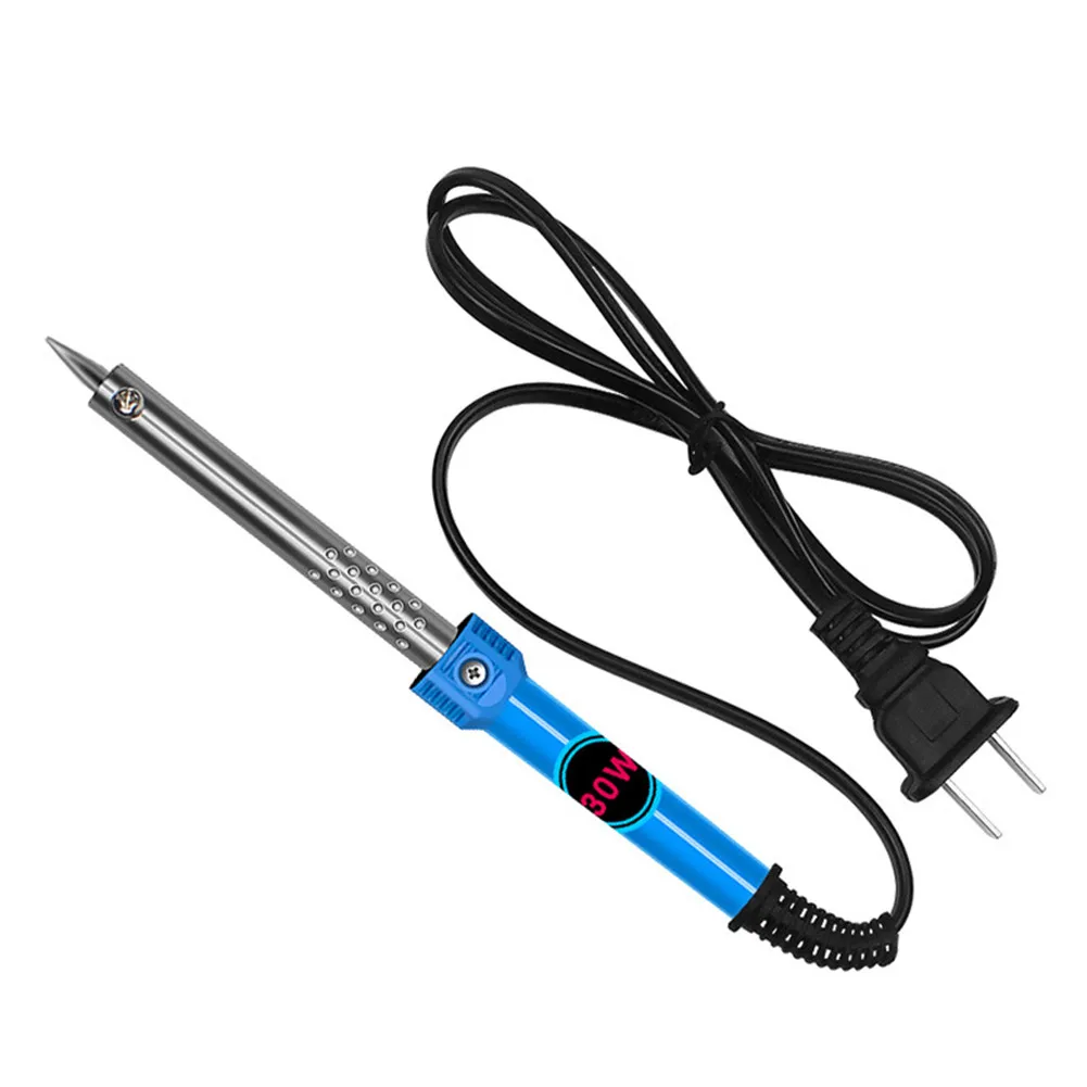 In-line Electric Soldering Iron 220V 910mm Plastic Handle Electric Soldering Iron Welding Tool Heating Nib Welding Kit 30/40/60W
In-line Electric Soldering Iron 220V 910mm Plastic Handle Electric Soldering Iron Welding Tool Heating Nib Welding Kit 30/40/60W