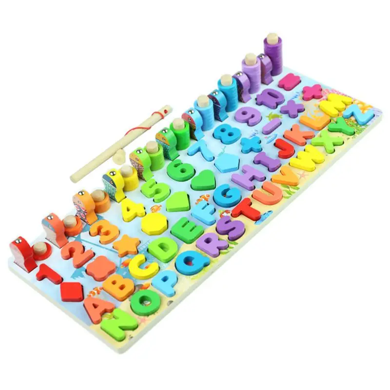 Montessori Educational Wooden Toys Children Board Math Fishing Children's Wooden Math Board
Montessori Educational Wooden Toys Children Board Math Fishing Children's Wooden Math Board