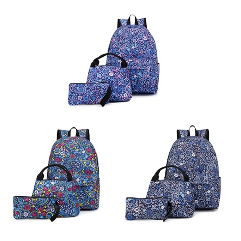 3pcs School Backpacks for Teen Girls Lightweight Nylon Daypack Bookbags with Lunch Bag Pencil Case Set
3pcs School Backpacks for Teen Girls Lightweight Nylon Daypack Bookbags with Lunch Bag Pencil Case Set