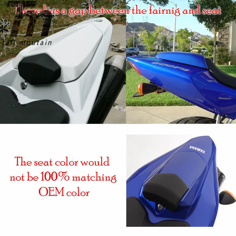 

Motorcycle Pillion Solo Rear Seat Cover Cowl Fairing for BMW S1000RR S1000 RR HP4 S1000R 2014 2015 2016 2017 2018 2019 Black Red