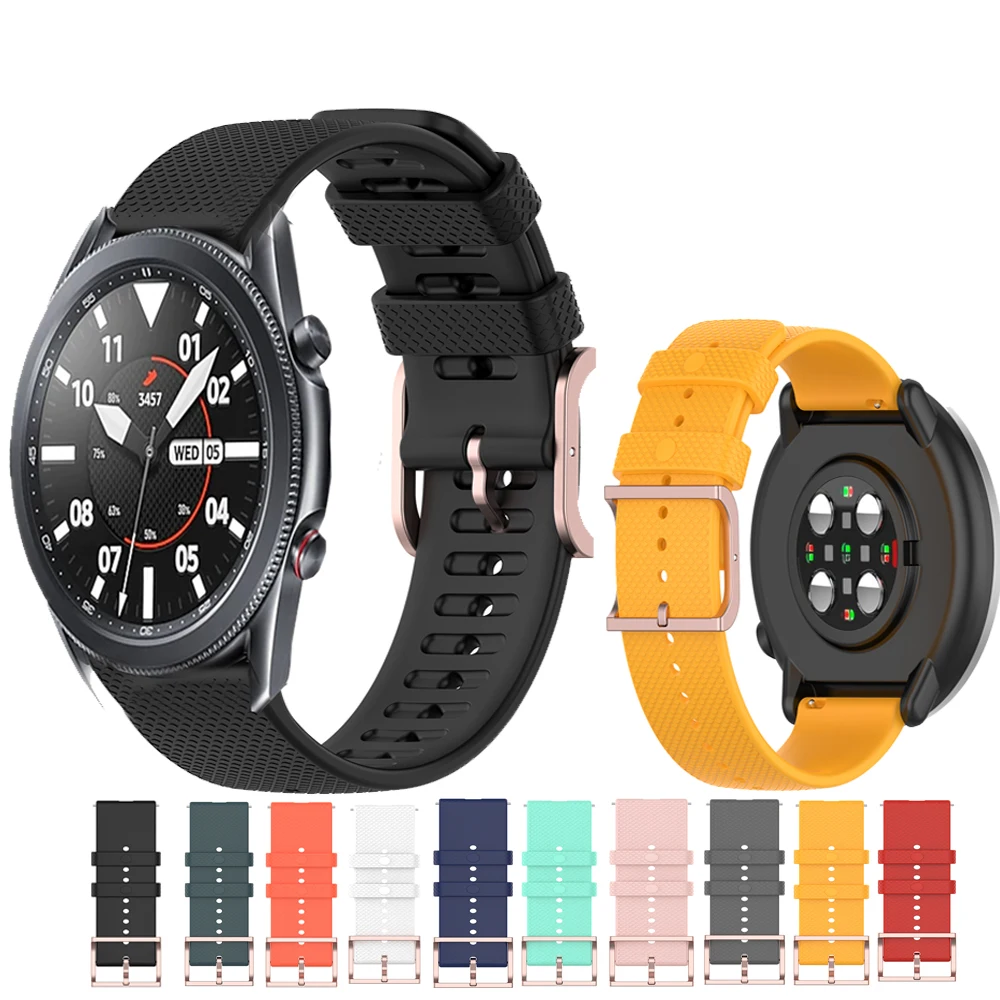 WristStrap for Samsung Galaxy watch 3 41mm Silicone 20/22mm Watchbands For Galaxy watch 3 45mm Bracelet Band Smart Accessories
WristStrap for Samsung Galaxy watch 3 41mm Silicone 20/22mm Watchbands For Galaxy watch 3 45mm Bracelet Band Smart Accessories