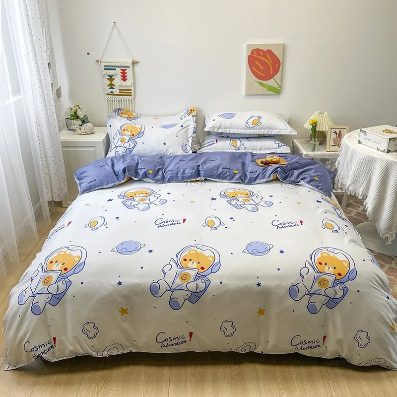 Newest Spacewalk Pattern Printed Bedding Set Nordic Duvet Cover Sets Bed Sheet Single Double Queen King Bedclothes Quilt Covers
Newest Spacewalk Pattern Printed Bedding Set Nordic Duvet Cover Sets Bed Sheet Single Double Queen King Bedclothes Quilt Covers