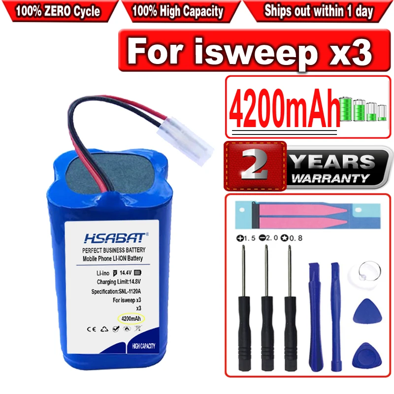 Аккумулятор HSABAT 4200 мАч для Tefal Explorer Series 20 RG6825 RG6871 RG6875 isweep x3
Аккумулятор HSABAT 4200 мАч для Tefal Explorer Series 20 RG6825 RG6871 RG6875 isweep x3