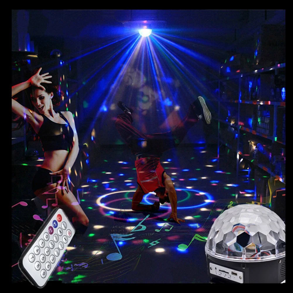 Disco KTV Stage Magic Ball Light Sound Activated Projector Remote/Sound Actived LED Light DJ Party Lights Lamp Home Decor
Disco KTV Stage Magic Ball Light Sound Activated Projector Remote/Sound Actived LED Light DJ Party Lights Lamp Home Decor