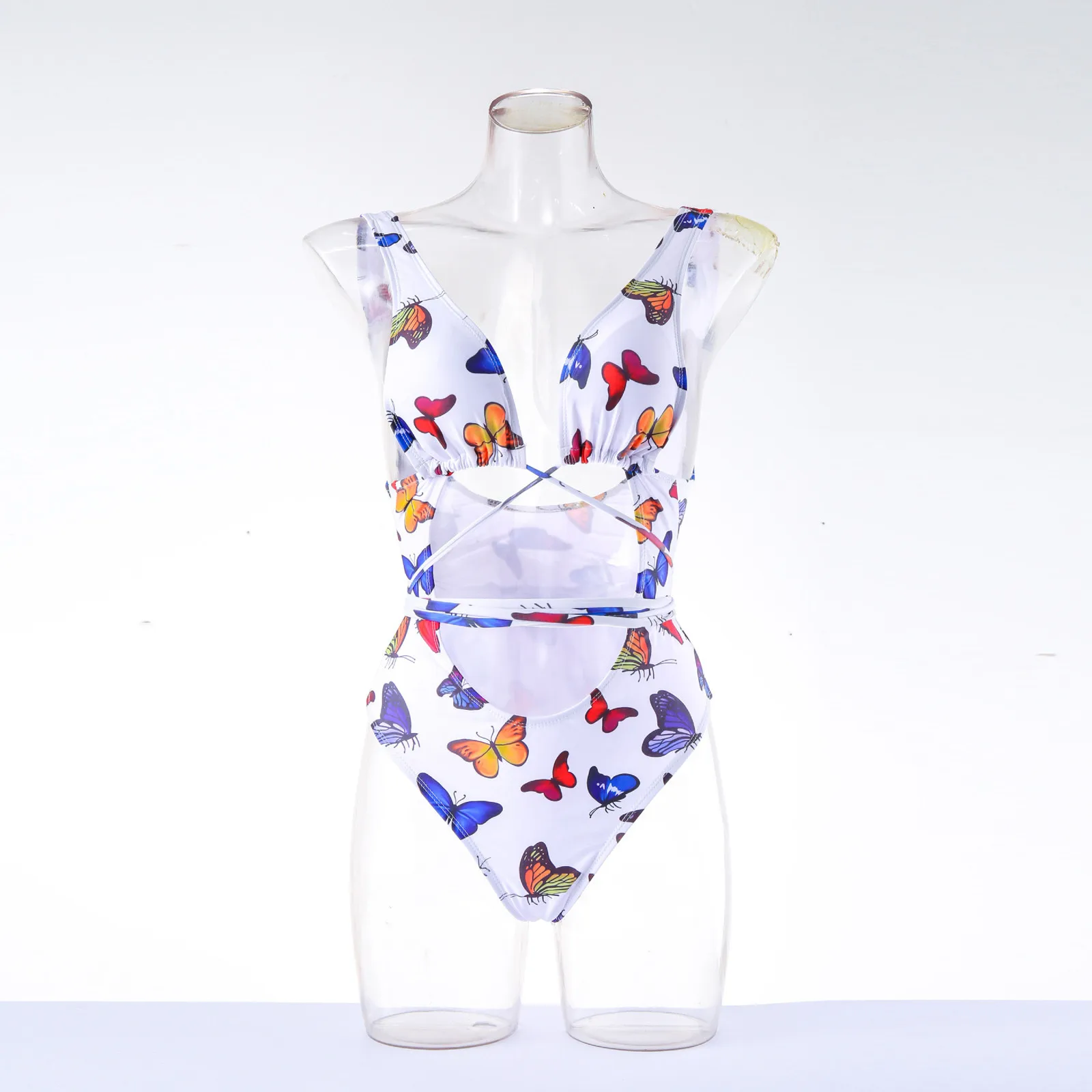 Summer New Sexy Women One Piece Solid Butterfly Printed Monokini Bandage Bathing Suit Push Up Padded Bikini Swimsuit Swimwear
Summer New Sexy Women One Piece Solid Butterfly Printed Monokini Bandage Bathing Suit Push Up Padded Bikini Swimsuit Swimwear