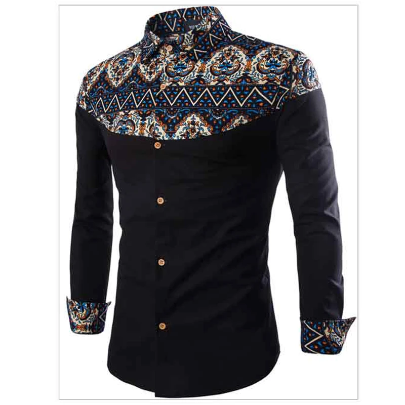 2020 Formal Dress Shirts For Men Casual Man Shirt Summer Clothing Patchwork Ethnic Printed Male Tuxedo Shirts Plus Size 4XL A441
2020 Formal Dress Shirts For Men Casual Man Shirt Summer Clothing Patchwork Ethnic Printed Male Tuxedo Shirts Plus Size 4XL A441