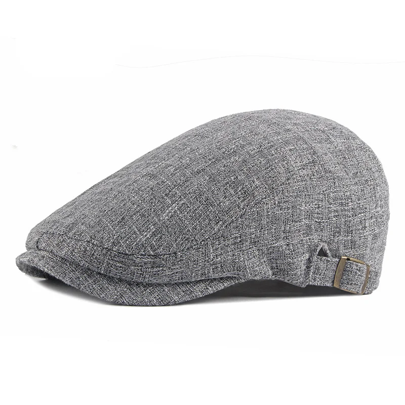 Casual Hat For Men Solid Breathable Cotton Linen Berets Blue Gray Spring Thin Flat Brim Peaked Cap Women Simple Newsboy Hats
Casual Hat For Men Solid Breathable Cotton Linen Berets Blue Gray Spring Thin Flat Brim Peaked Cap Women Simple Newsboy Hats