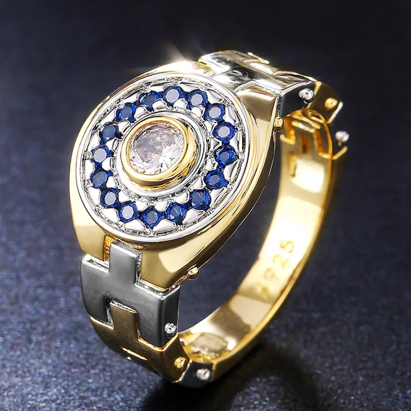 Fashion Watch-shaped Women Wedding Rings Two Tone Design Brilliant Cubic Zirconia Unique Female Rings Engagement Jewelry
Fashion Watch-shaped Women Wedding Rings Two Tone Design Brilliant Cubic Zirconia Unique Female Rings Engagement Jewelry