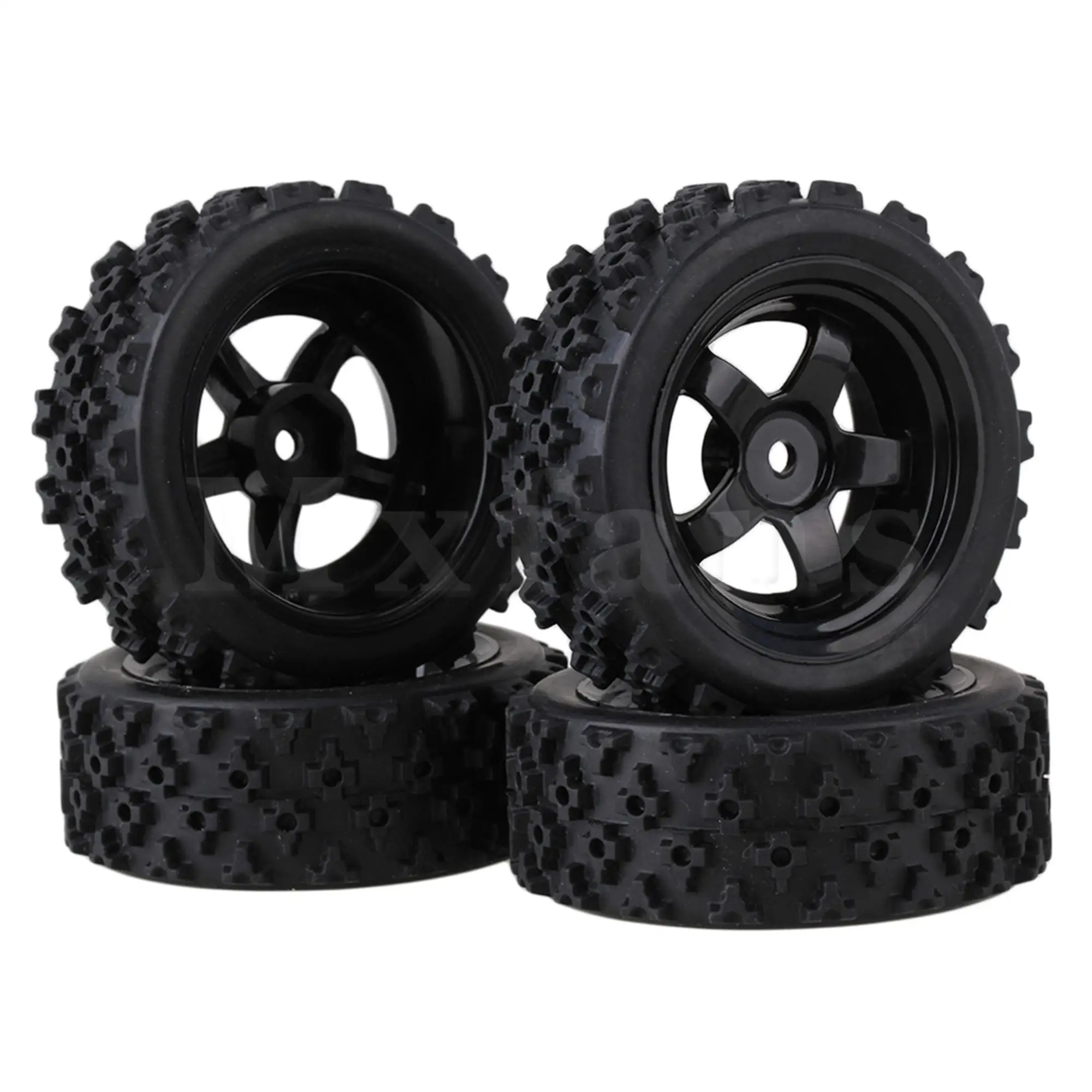 4 шт. черные пластиковые 5-спицевые колесные обода и резиновая шина с цветами для RC1:10 на дороге автомобиля
4 шт. черные пластиковые 5-спицевые колесные обода и резиновая шина с цветами для RC1:10 на дороге автомобиля