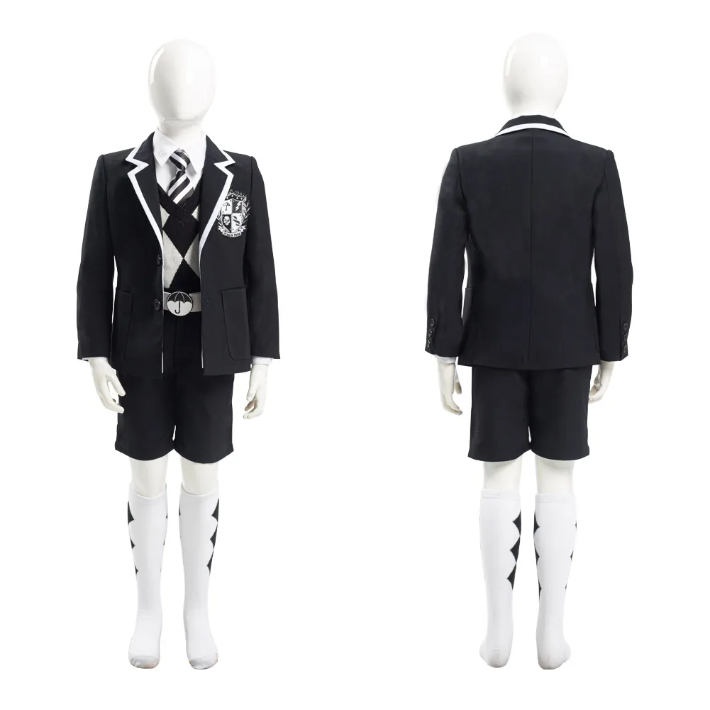 The Umbrella Academy Number Five Cosplay Costume Kids School Uniform Outfits Halloween Carnival Suits
The Umbrella Academy Number Five Cosplay Costume Kids School Uniform Outfits Halloween Carnival Suits