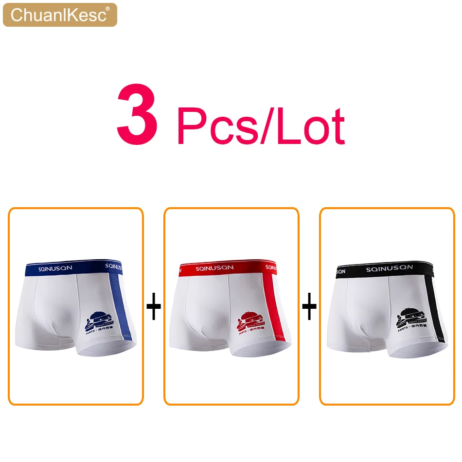 3 Pcs/Lot Cotton Men's Underwear Korean Boxer Pants Personalized Printing Lovely Comfortable Sports Shorts 2021 New Listing
3 Pcs/Lot Cotton Men's Underwear Korean Boxer Pants Personalized Printing Lovely Comfortable Sports Shorts 2021 New Listing