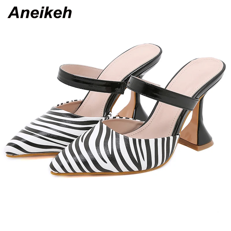 Aneikeh, новинка 2022, модные шлепанцы с острым носком, полосатые шлепанцы на тонком высоком каблуке, сланцы, вечерние уличные туфли-лодочки, черн...
Aneikeh, новинка 2022, модные шлепанцы с острым носком, полосатые шлепанцы на тонком высоком каблуке, сланцы, вечерние уличные туфли-лодочки, черн...