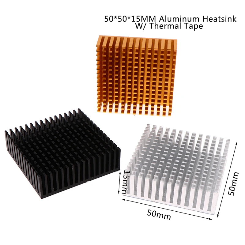 1pc 50*50*15MM Aluminum Heatsink Panel Heat Sink CPU Power IC Chip Cooler Radiator
1pc 50*50*15MM Aluminum Heatsink Panel Heat Sink CPU Power IC Chip Cooler Radiator
