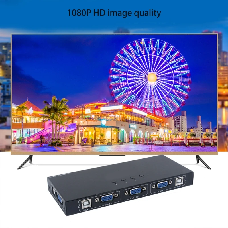 4 порта VGA KVM Переключатель концентратор переключатель полный 1080P для 4 ПК компьютеров совместное использование одного монитора клавиатуры м...
4 порта VGA KVM Переключатель концентратор переключатель полный 1080P для 4 ПК компьютеров совместное использование одного монитора клавиатуры м...