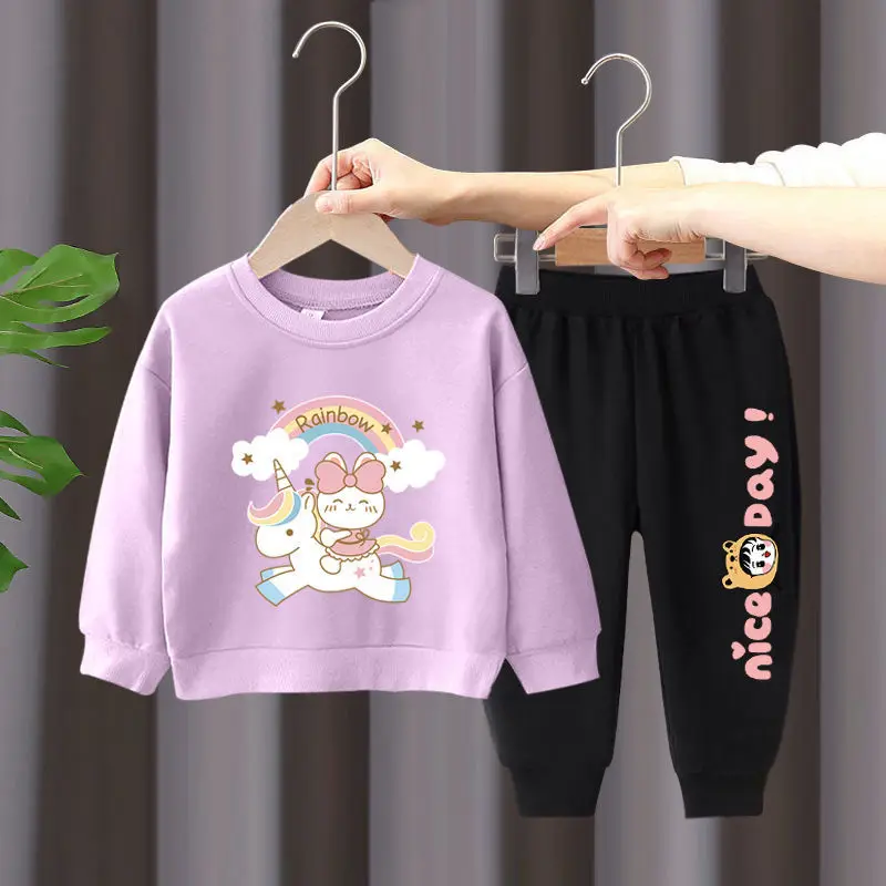 Girls Clothes Set Kids Sweater Suit Girl Pullover Sweatshirt Pant Spring Autumn Girl Baby Tracksuit Sportswear
Girls Clothes Set Kids Sweater Suit Girl Pullover Sweatshirt Pant Spring Autumn Girl Baby Tracksuit Sportswear
