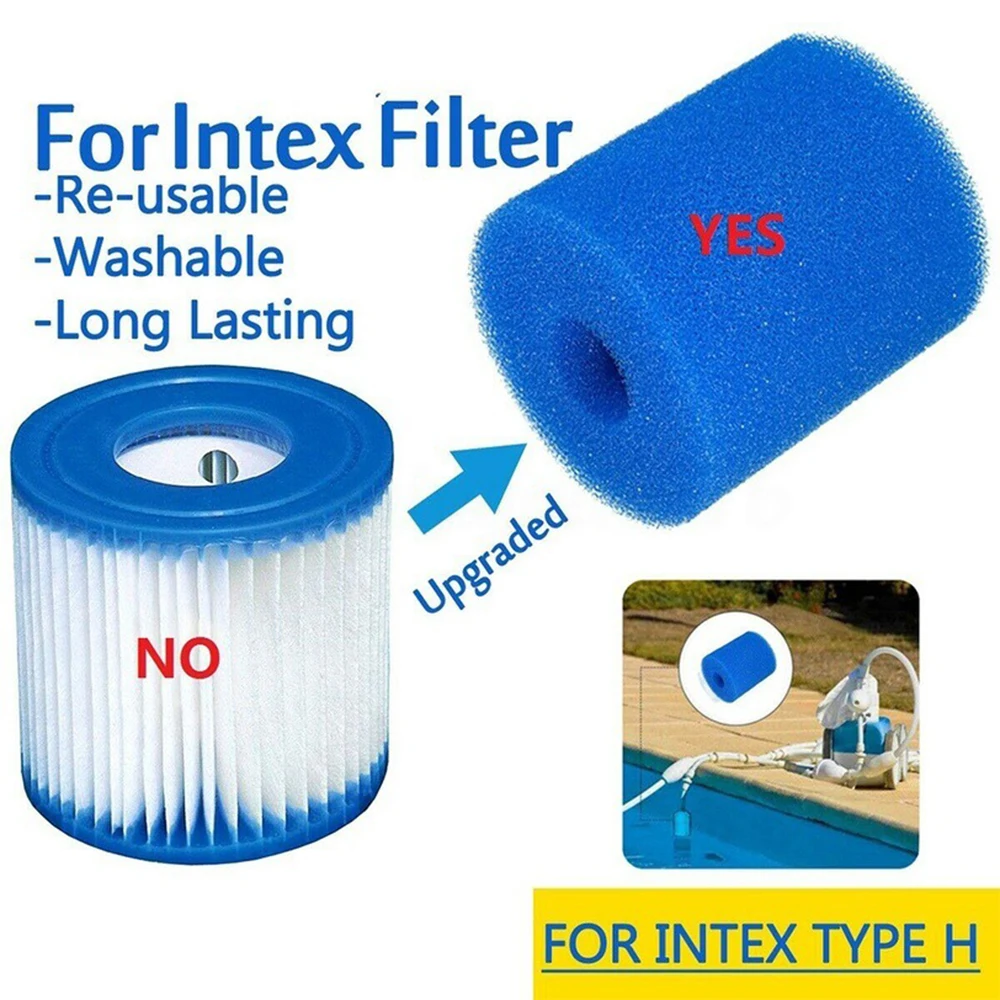 Swimming Pool Foam Filter Sponge Reusable Sponge Column Washable Foam Cleaning Tool for Intex Pool Swimming Accessories
Swimming Pool Foam Filter Sponge Reusable Sponge Column Washable Foam Cleaning Tool for Intex Pool Swimming Accessories