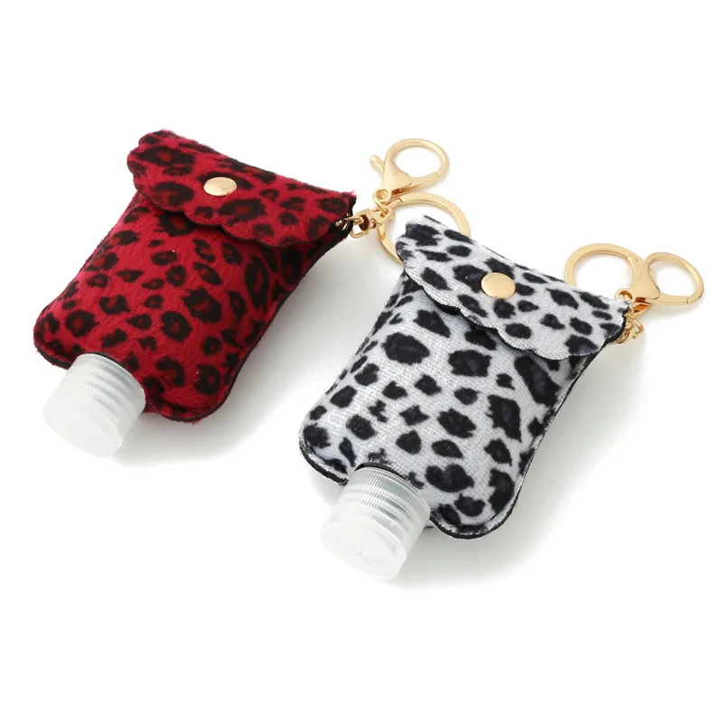 Leopard Hand Sanitizer Bottles Keychain PU Leather Cover Portable Travel Gel Bottles Key Chain Holder
Leopard Hand Sanitizer Bottles Keychain PU Leather Cover Portable Travel Gel Bottles Key Chain Holder