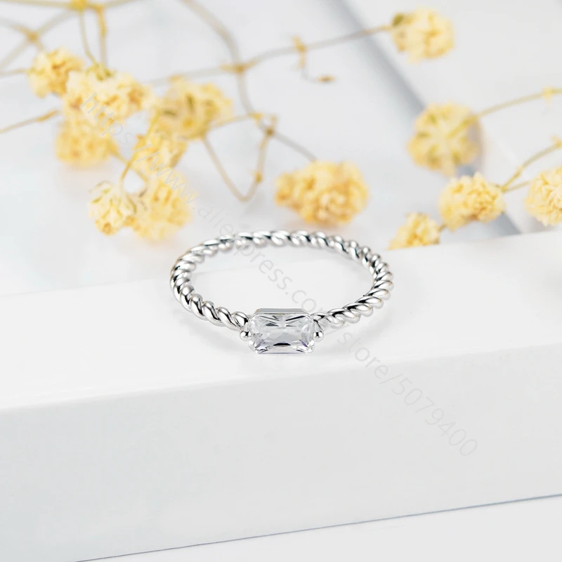 white gold-Eletroplated cubic zircon Rings Thin rectangle Ring Simple CZ Stackable Skinny Ring Anniversary gift for girls Women
white gold-Eletroplated cubic zircon Rings Thin rectangle Ring Simple CZ Stackable Skinny Ring Anniversary gift for girls Women