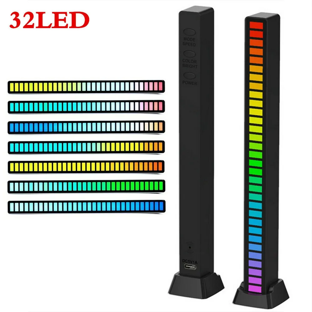 RGB Car Atmosphere Light Bar Strip Music Rhythm Light Voice Control 32LED Black (APP Remote Control Type) Interior Accessories
RGB Car Atmosphere Light Bar Strip Music Rhythm Light Voice Control 32LED Black (APP Remote Control Type) Interior Accessories