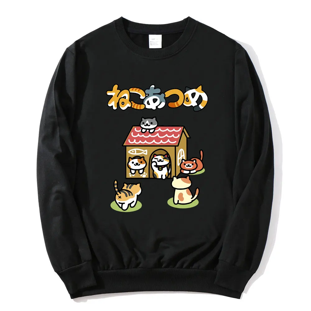 Creative Neko Atsume Anime Printing O-Neck Tracksuit with Long Sleeve Men Oversized Sweatshirt Mens Casual Fashion Sportswear
Creative Neko Atsume Anime Printing O-Neck Tracksuit with Long Sleeve Men Oversized Sweatshirt Mens Casual Fashion Sportswear