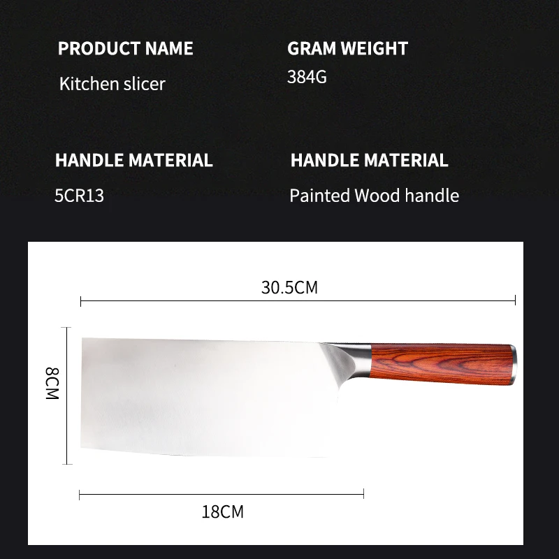 Китайский Мясницкий резак ручной работы шеф-повар 5cr1 5 нож из нержавеющей стали