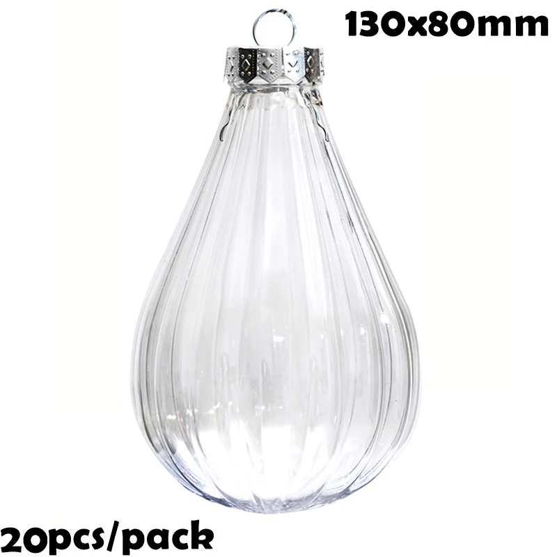 Promotion - 20 Piece x DIY Paintable/Shatterproof Christmas Decoration Ball/Ornament 130*80mm Fillable Plastic Balloon
Promotion - 20 Piece x DIY Paintable/Shatterproof Christmas Decoration Ball/Ornament 130*80mm Fillable Plastic Balloon