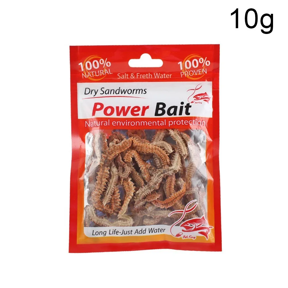 Fishing Lure 6/10g Dry Sandworm Live For Feeder Catfish Fishy Smell Natural Bait Enzyme Flavour Attract Fresh Saltwater Fish
Fishing Lure 6/10g Dry Sandworm Live For Feeder Catfish Fishy Smell Natural Bait Enzyme Flavour Attract Fresh Saltwater Fish