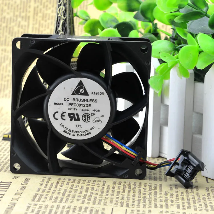 Новый оригинальный PFC0812DE 8 см 12В 3.30A 8038 4-проводной PWM gale объемный усилитель вентилятора
Новый оригинальный PFC0812DE 8 см 12В 3.30A 8038 4-проводной PWM gale объемный усилитель вентилятора