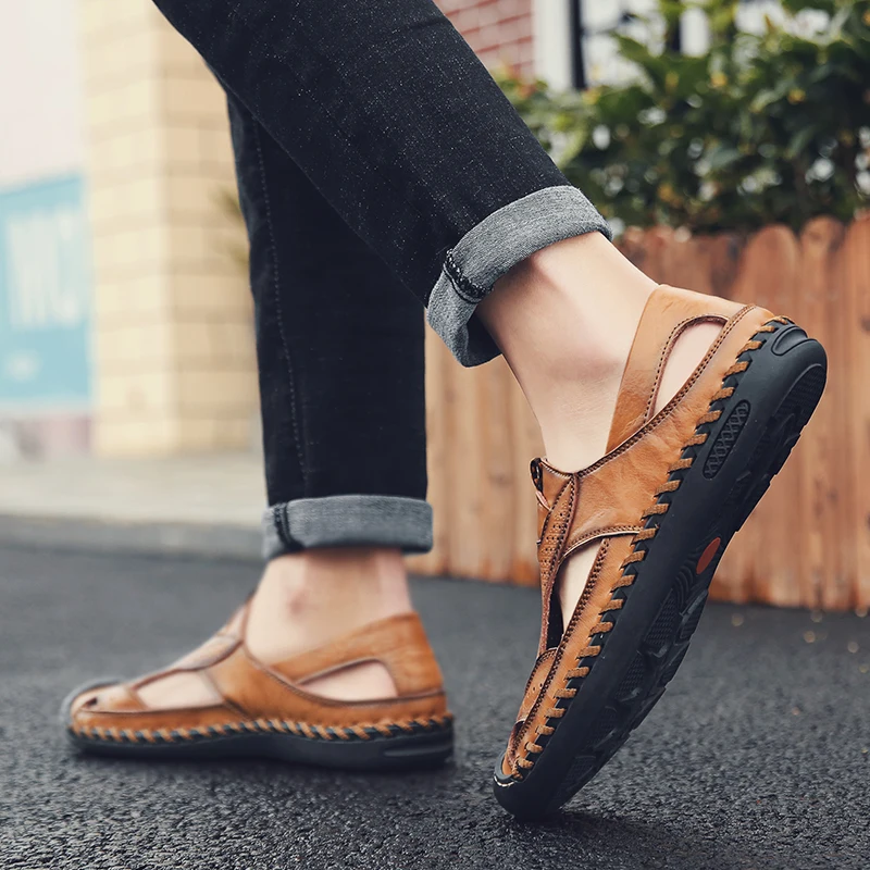 Men Slippers Sandals Men's Beach Sandals Men Sandal Shoes Leather Slides Summer Cork Mens Casual Home Rubber Sport Hollow
Men Slippers Sandals Men's Beach Sandals Men Sandal Shoes Leather Slides Summer Cork Mens Casual Home Rubber Sport Hollow