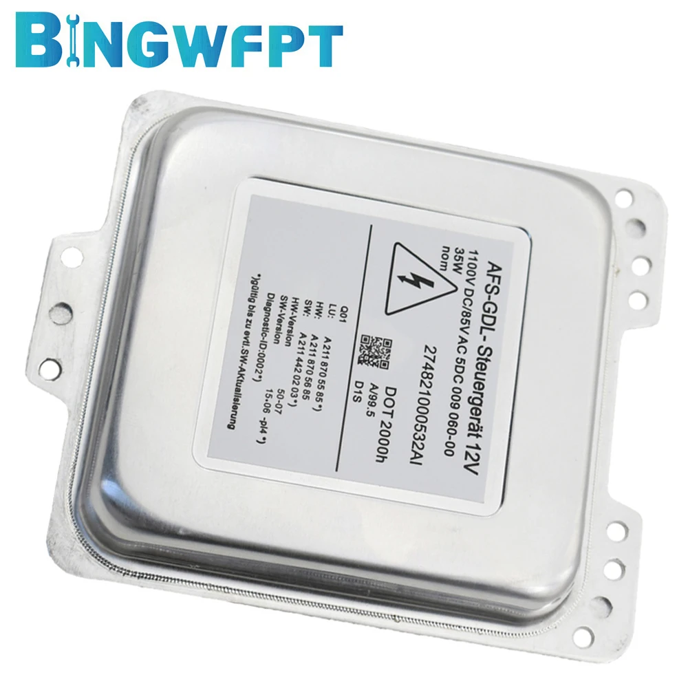 D1S HID Xenon Lamp 5DC009060-00 A2118709026 211 HID Ballast for Mercedes W211 E Klasse Mopf A-FS GDL
D1S HID Xenon Lamp 5DC009060-00 A2118709026 211 HID Ballast for Mercedes W211 E Klasse Mopf A-FS GDL