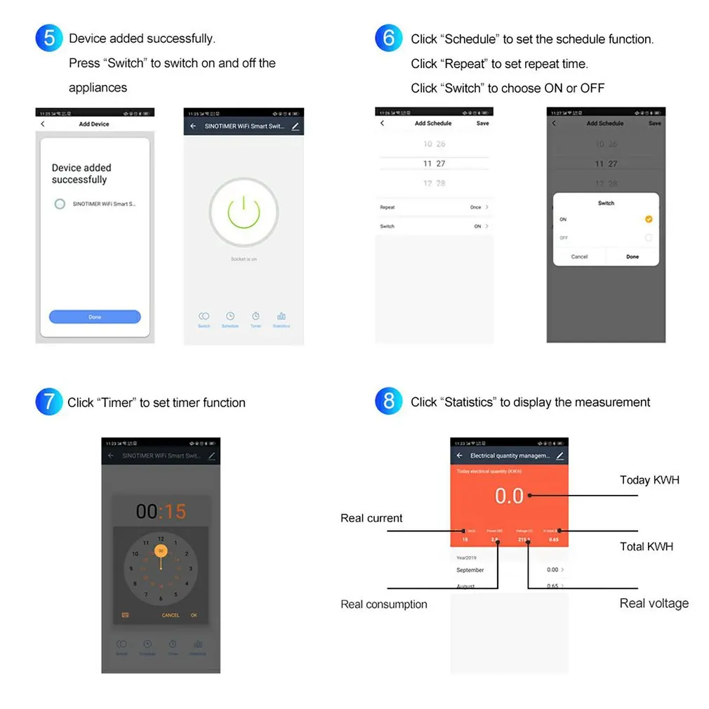 Digital Electric Consumption KWh Din Rail Smart Energy Meter WiFi Power Meter Watt Remote Switch Control Monitors 230V AC
Digital Electric Consumption KWh Din Rail Smart Energy Meter WiFi Power Meter Watt Remote Switch Control Monitors 230V AC