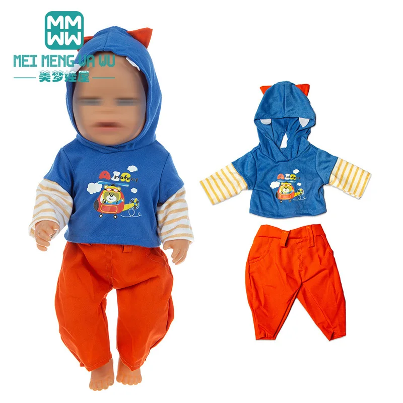 Doll clothes for 17inch 43cm toy born doll accessories Baby print jacket cotton coat Gifts for boys and girls
Doll clothes for 17inch 43cm toy born doll accessories Baby print jacket cotton coat Gifts for boys and girls