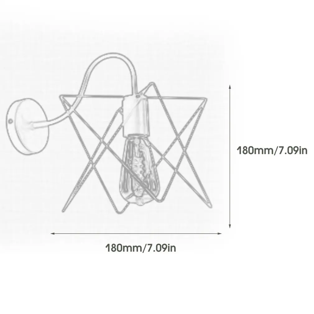 Creative Modern Style Wall Lamp Iron Art Star Wall Light Decorative Light Nordic Restaurant Cafe Aisle LED Wall Lamp Wholesale
Creative Modern Style Wall Lamp Iron Art Star Wall Light Decorative Light Nordic Restaurant Cafe Aisle LED Wall Lamp Wholesale