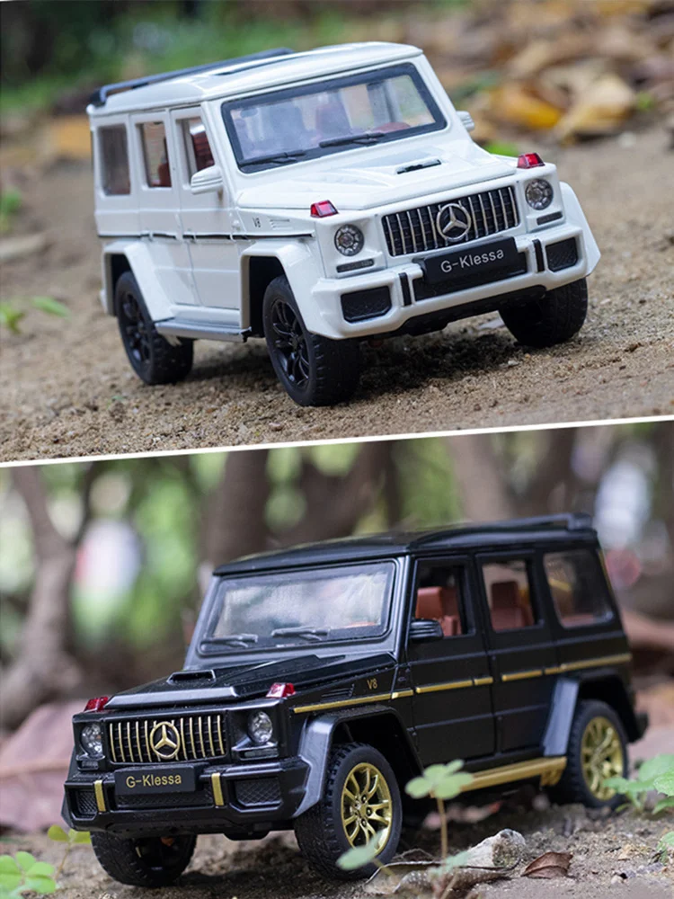 1:32 Big Mercedes-Benz G63 Metal Car Model Simulation Sound And Light Pull Back Off-Road Toy Car Suv Collection Ornaments Gifts
1:32 Big Mercedes-Benz G63 Metal Car Model Simulation Sound And Light Pull Back Off-Road Toy Car Suv Collection Ornaments Gifts