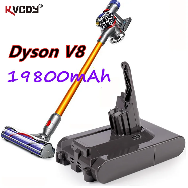 Аккумулятор для Dyson V8, 19800 мАч, 21,6 в, литий-ионная аккумуляторная батарея для пылесоса Dyson
Аккумулятор для Dyson V8, 19800 мАч, 21,6 в, литий-ионная аккумуляторная батарея для пылесоса Dyson