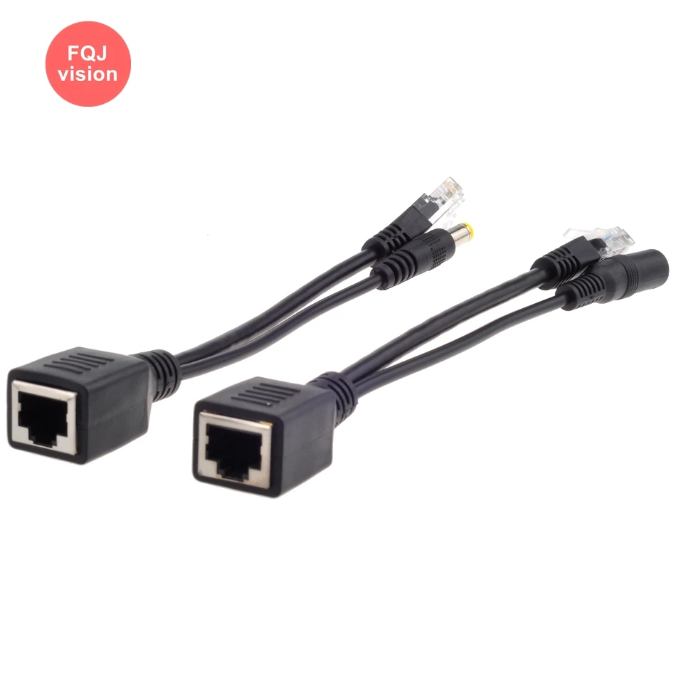 Кабель POE для IP-камеры Пассивный адаптер Power Over Ethernet разветвитель RJ45 инжектор