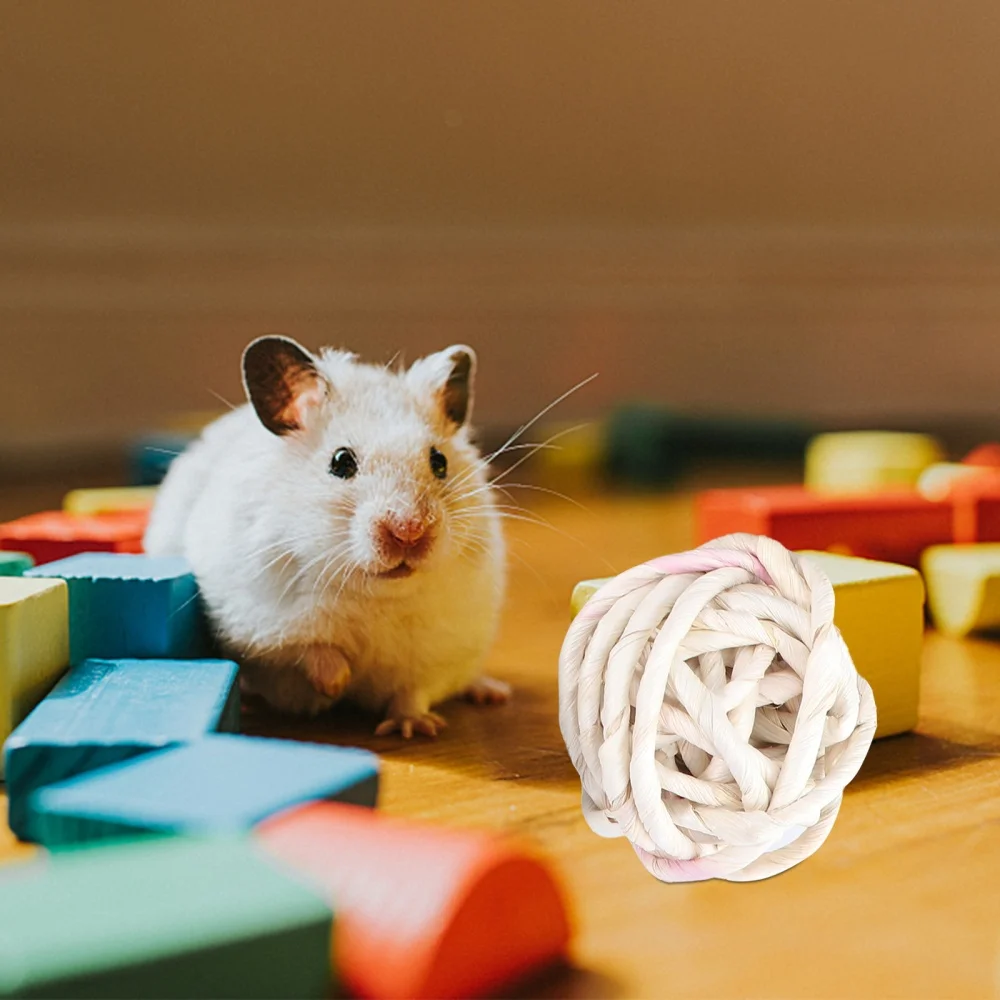 5Pcs Pet Molar Grass Woven Balls Parrot Biting Toys Pet Teeth Grinding Toys
5Pcs Pet Molar Grass Woven Balls Parrot Biting Toys Pet Teeth Grinding Toys