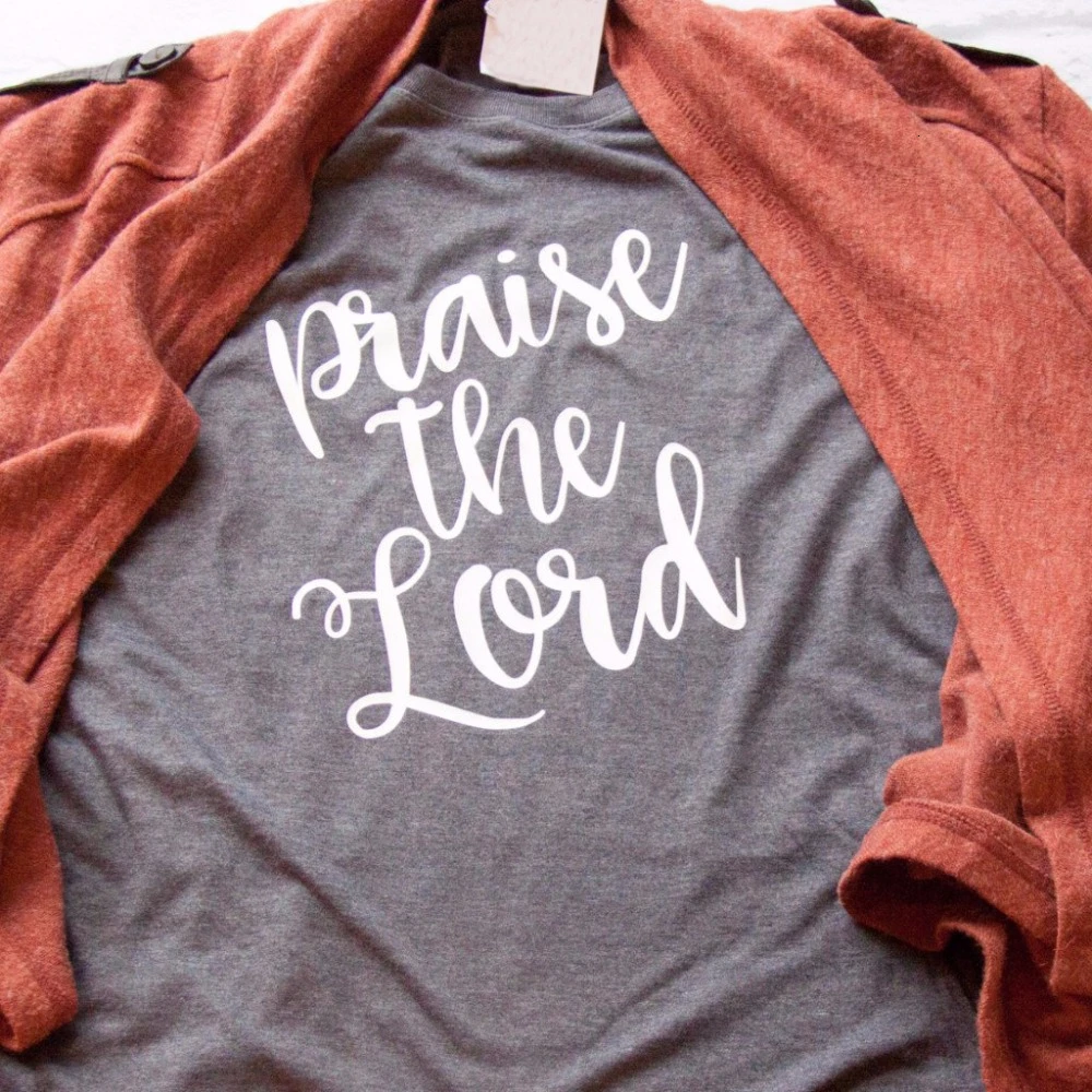 Praise the Lord Short Sleeve Shirt Christian t shirt for Women unisex gift tees tops cut slogan quote camiseta shirt tee K855
Praise the Lord Short Sleeve Shirt Christian t shirt for Women unisex gift tees tops cut slogan quote camiseta shirt tee K855
