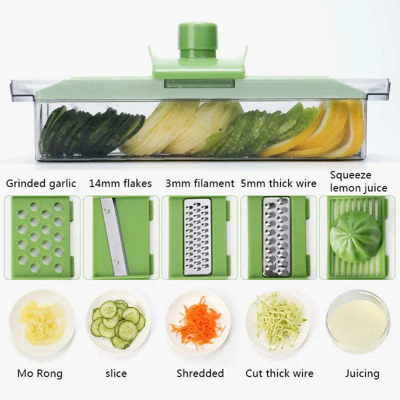 Household Kitchen Artifact Supplies Multifunctional Vegetable Cutter Set Manual Slicer Shredder Shredder Grater
Household Kitchen Artifact Supplies Multifunctional Vegetable Cutter Set Manual Slicer Shredder Shredder Grater