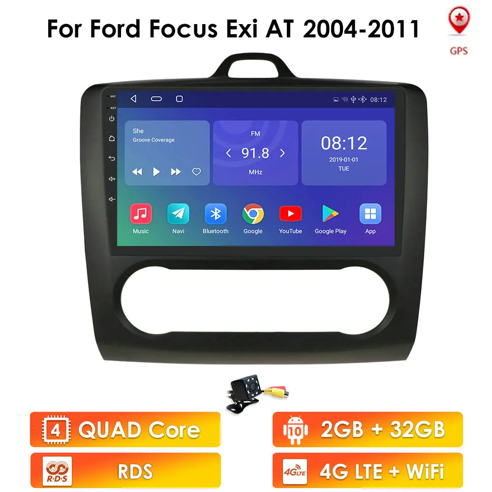 Автомобильный радиоплеер Android10 для Ford Focus Exi AT 2004-2011, мультимедийная стерео-навигация, GPS, 2Din, четырехъядерный процессор, 4G, Wi-Fi, BT
Автомобильный радиоплеер Android10 для Ford Focus Exi AT 2004-2011, мультимедийная стерео-навигация, GPS, 2Din, четырехъядерный процессор, 4G, Wi-Fi, BT