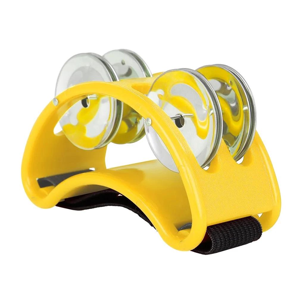 Foot/Hand Tambourine Rattle Percussion Jingle Shaker Musical Instrument Metal Jingle Bells Colourful For Timekeepers Guitarists
Foot/Hand Tambourine Rattle Percussion Jingle Shaker Musical Instrument Metal Jingle Bells Colourful For Timekeepers Guitarists